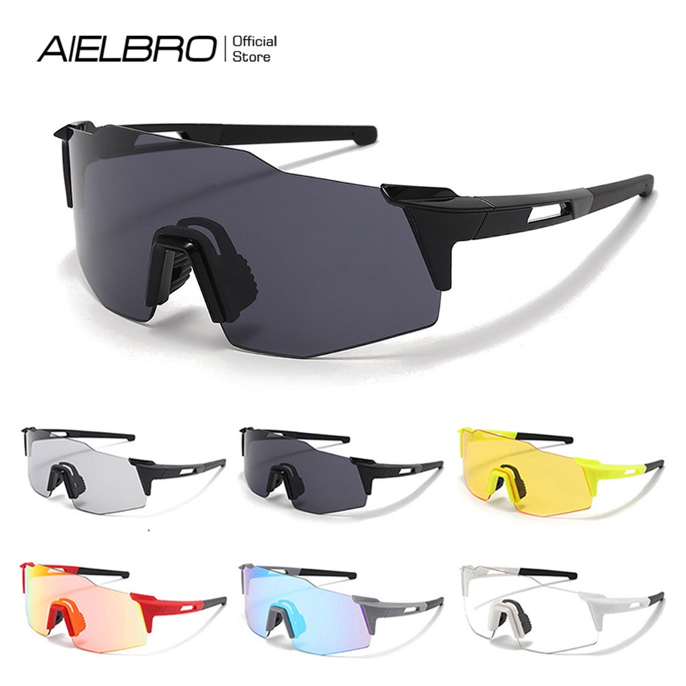 AIELBRO UV400 Sport Sunglasses Men Women Cycling Glasses for Bicycles ...