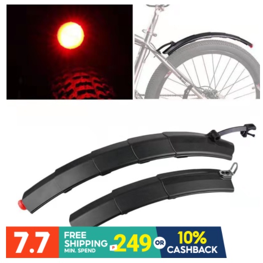 Telescopic Folding Bicycle Fenders MTB Front Rear Mudguards Quick ...
