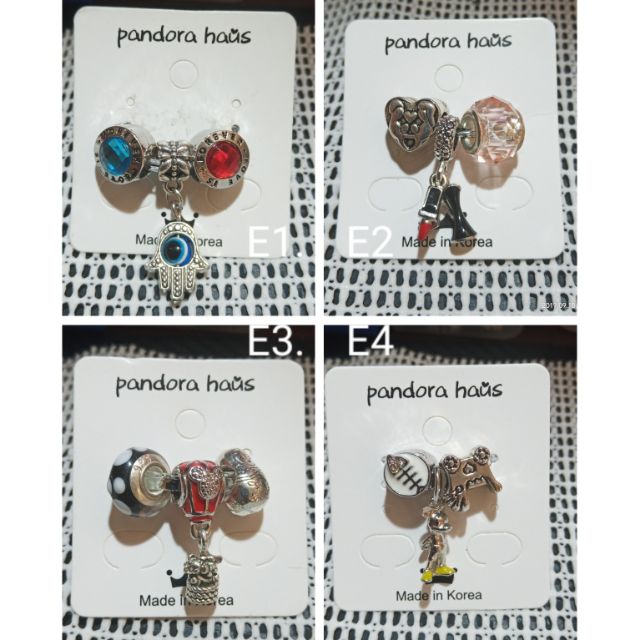 ONHAND Pandora Charms (silver plated) Shopee Philippines
