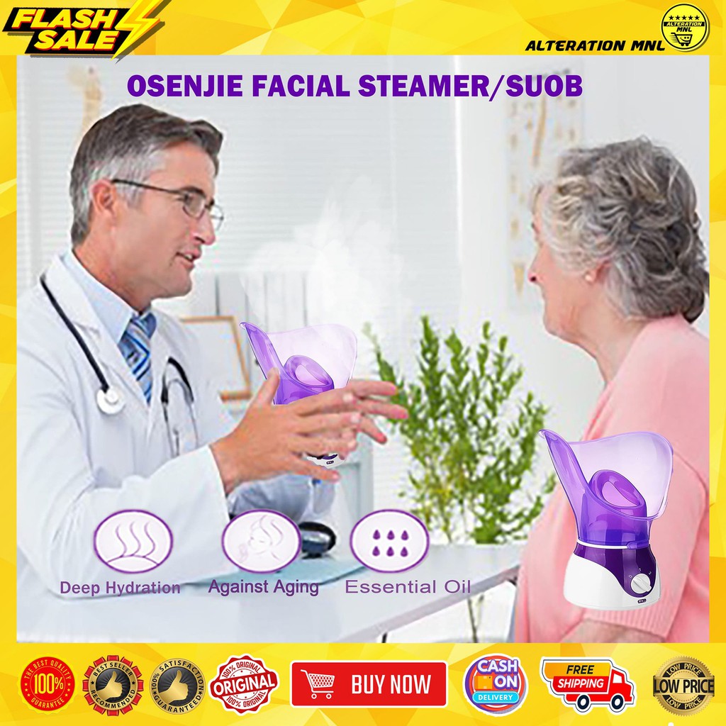 ORIGINAL FACIAL STEAMER SPA SINUS STEAM THERAPY HOT STEAM INHALER ...