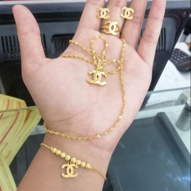 Shop chanel jewelry set for Sale on Shopee Philippines