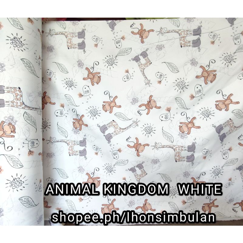 BCF BABY COMFORTER 1" FIBER FILLINGS (ANIMALS) CANADIAN COTTON