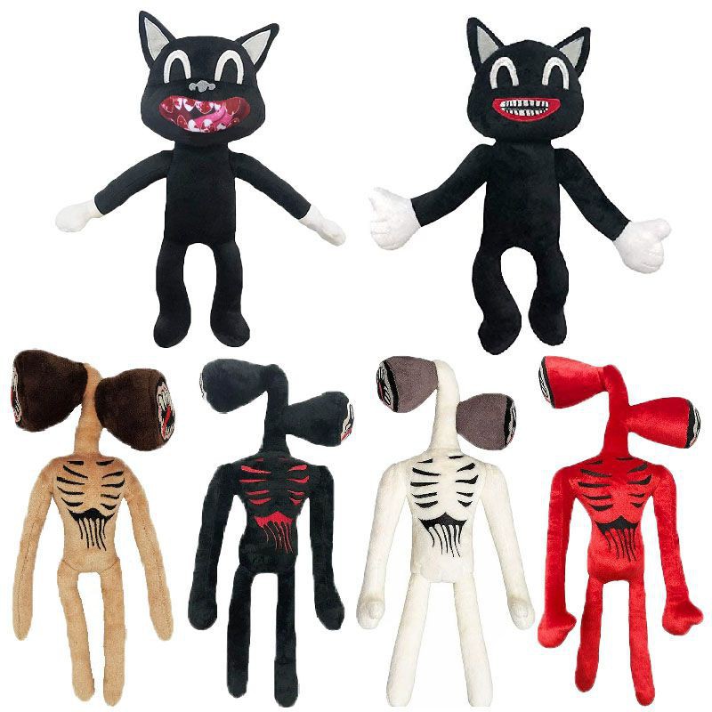 15 Black Siren Head Plush Stuffed Animal Toy Soft Doll