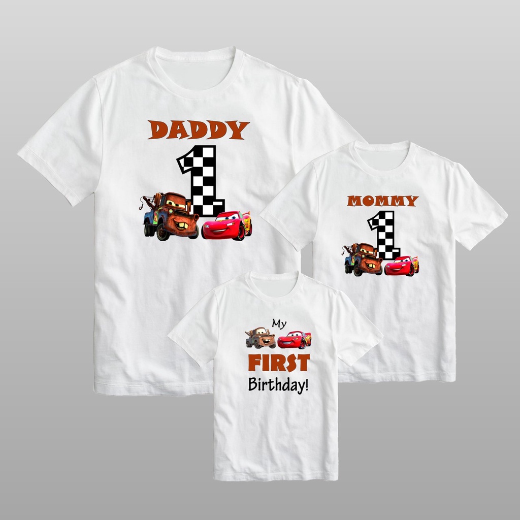 Cars 1st birthday discount shirt