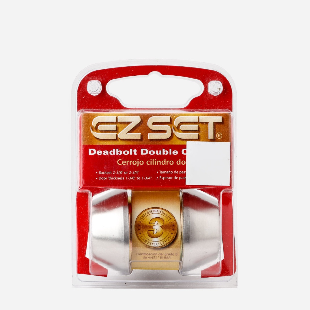EZSET Deadbolt Lock Double Cylinder EZ210DUS32D Shopee Philippines