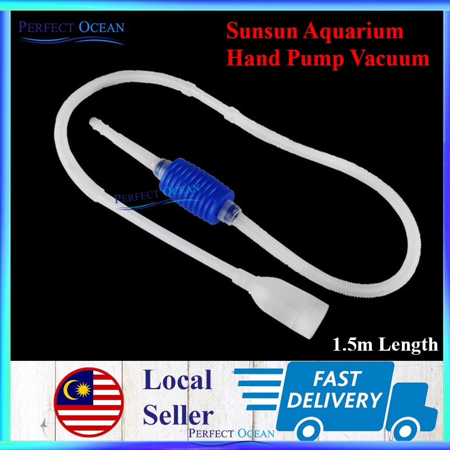 Sunsun Aquarium Hand Pump Vacuum Cleaner Perfect Ocean Shopee Philippines