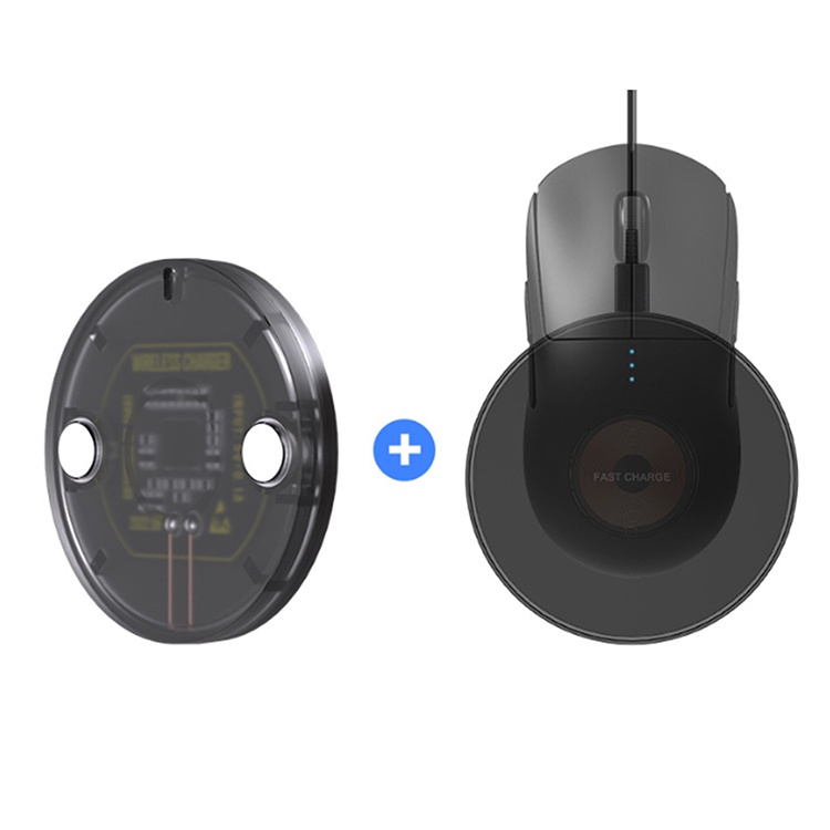 Qi Lade Modul Für Logitech G502/G703/G903 – Wireless Ladeempfänger Mit Magnethaftung | Kompatibel Mit Qi Ladepads