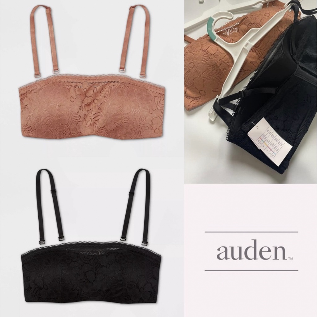 Auden by Target Multiway Wireless Lace Bandeau Strapless Bra/Bh Detachable  Bralette
