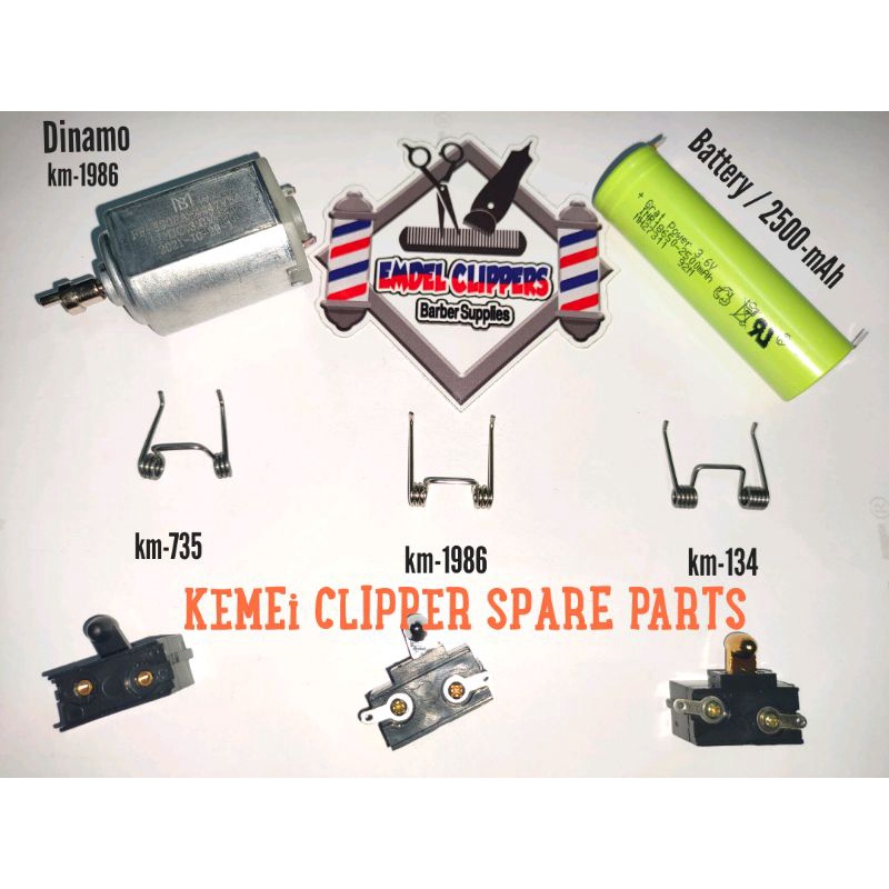 Kemei Hair Clippers Spare Parts Accessories | Shopee Philippines