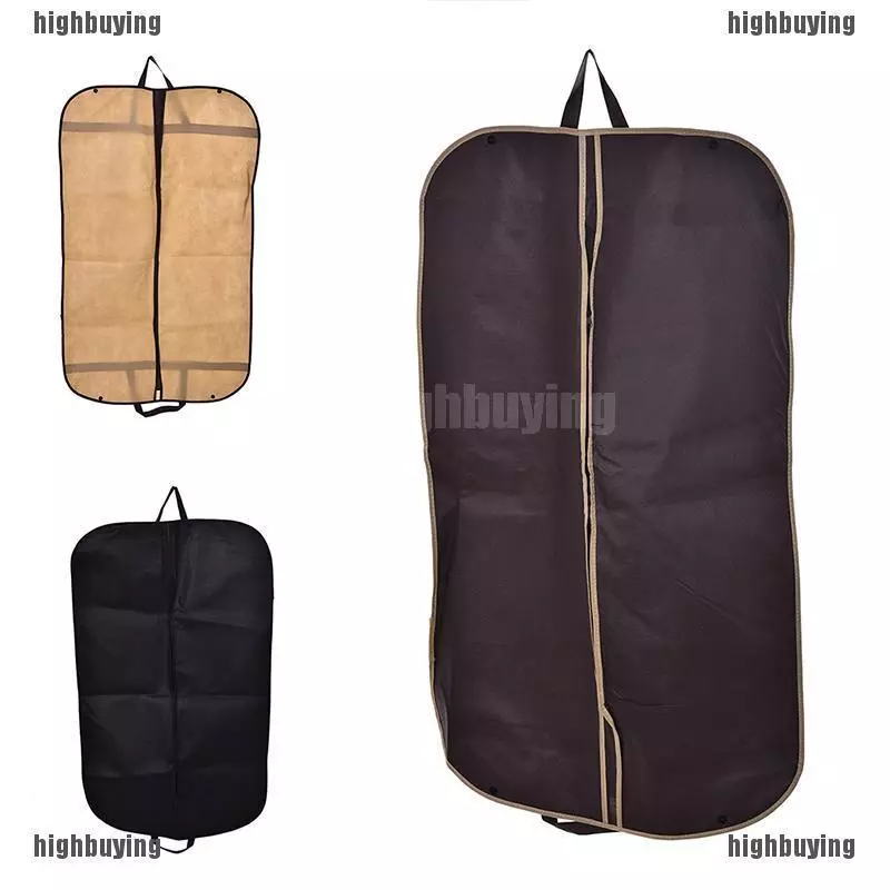 Suit Cover Foldable Travel Suit Cover Garment Cover Tote Bag Waterproof  Protective Cover With Zipper And Handles With Storage Bag, (100cm*60cm)