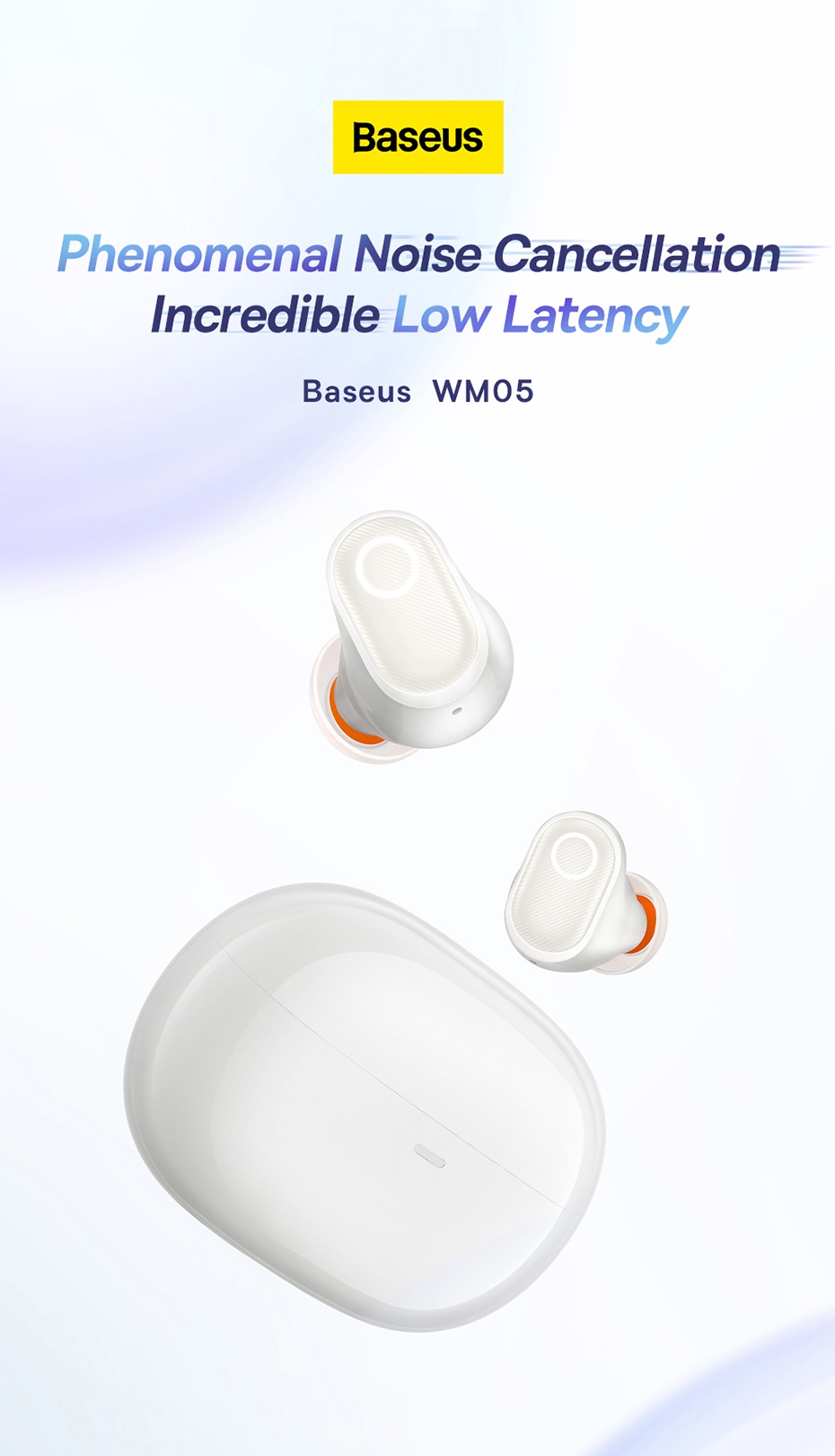 Baseus Bowie WM05 ANC TWS Wireless Earphones Bluetooth 5.2 Earbuds,4 ...