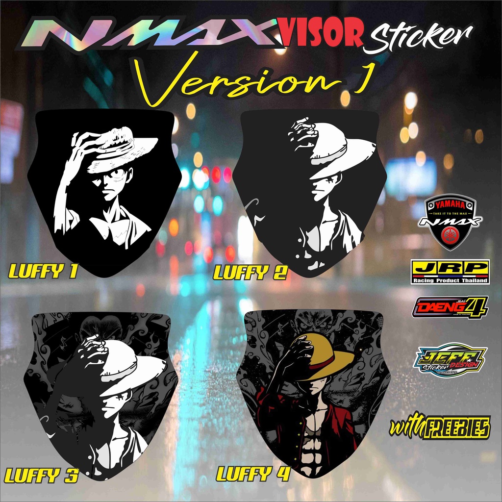 NMAX VISOR STICKER v1 Shopee Philippines