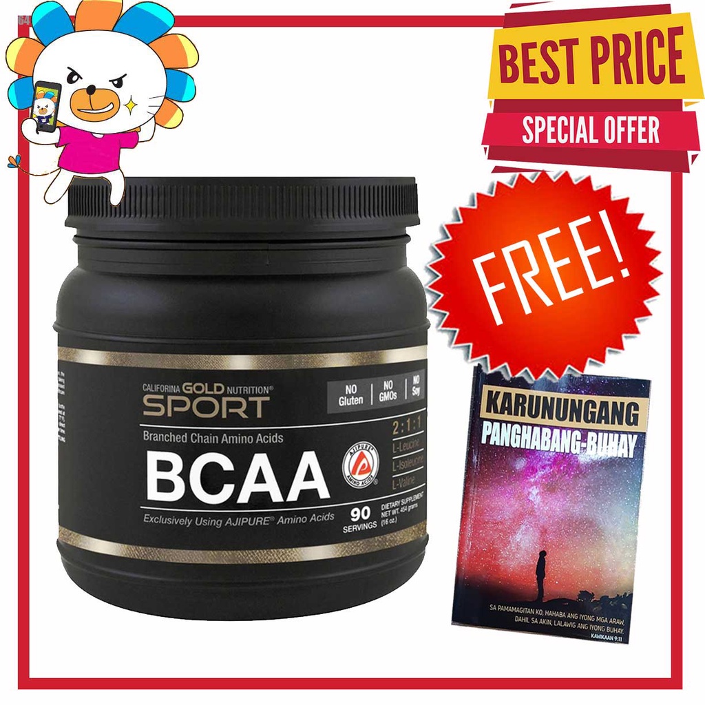 California Gold Nutrition, BCAA Powder, Branched Chain Amino Acids, 16