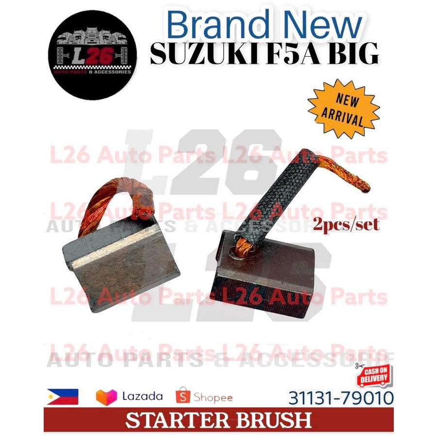Suzuki Multicab F5A Big Starter Carbon Brush 3113179010 2pcs/set