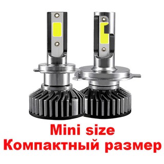 HLXG Mini Canbus lampada H4 H7 LED Car Headlight 16000LM 4300K 6000K 8000K  Lamp H1 9005 HB3 9006 HB4