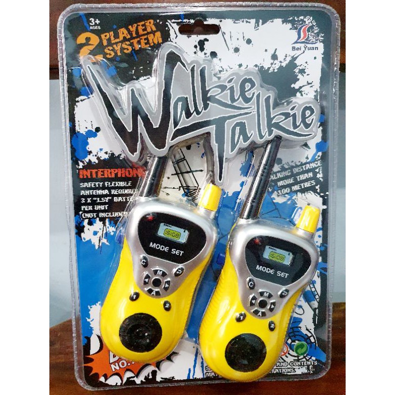 WALKIE TALKIE ( 2 PLAYER SYSTEM) | Shopee Philippines