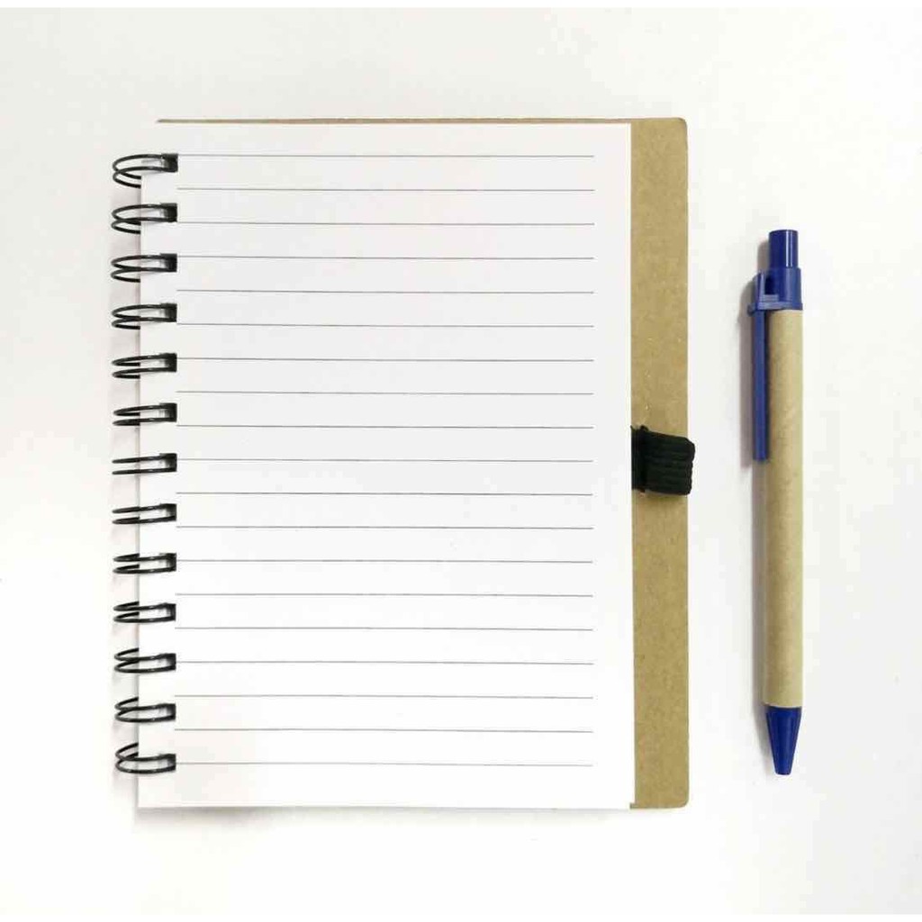 Classic Stationery Notepad Wood Design Notes & Pen | Shopee Philippines