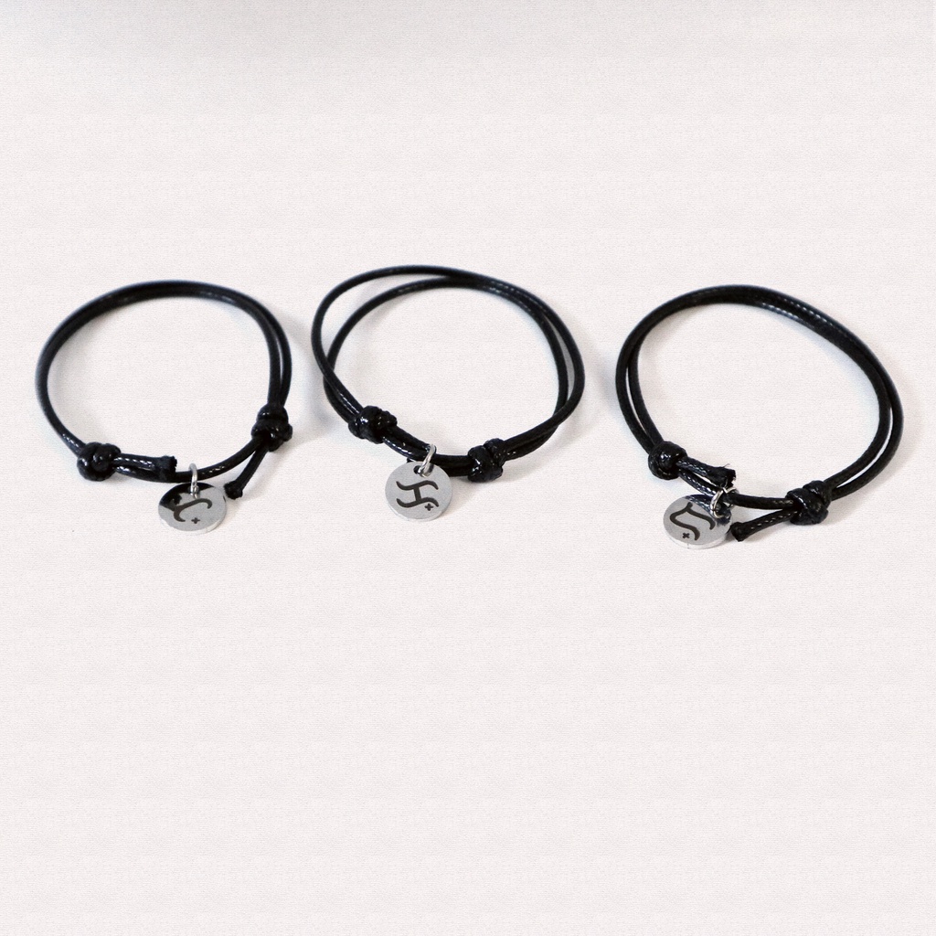 Tak-da Baybayin Initial Knot Adjustable Stainless Steel Bracelet ...