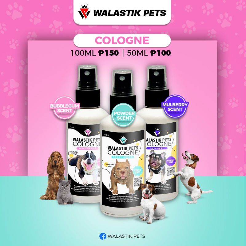 Walastik Pets Cologne 100ml | Shopee Philippines