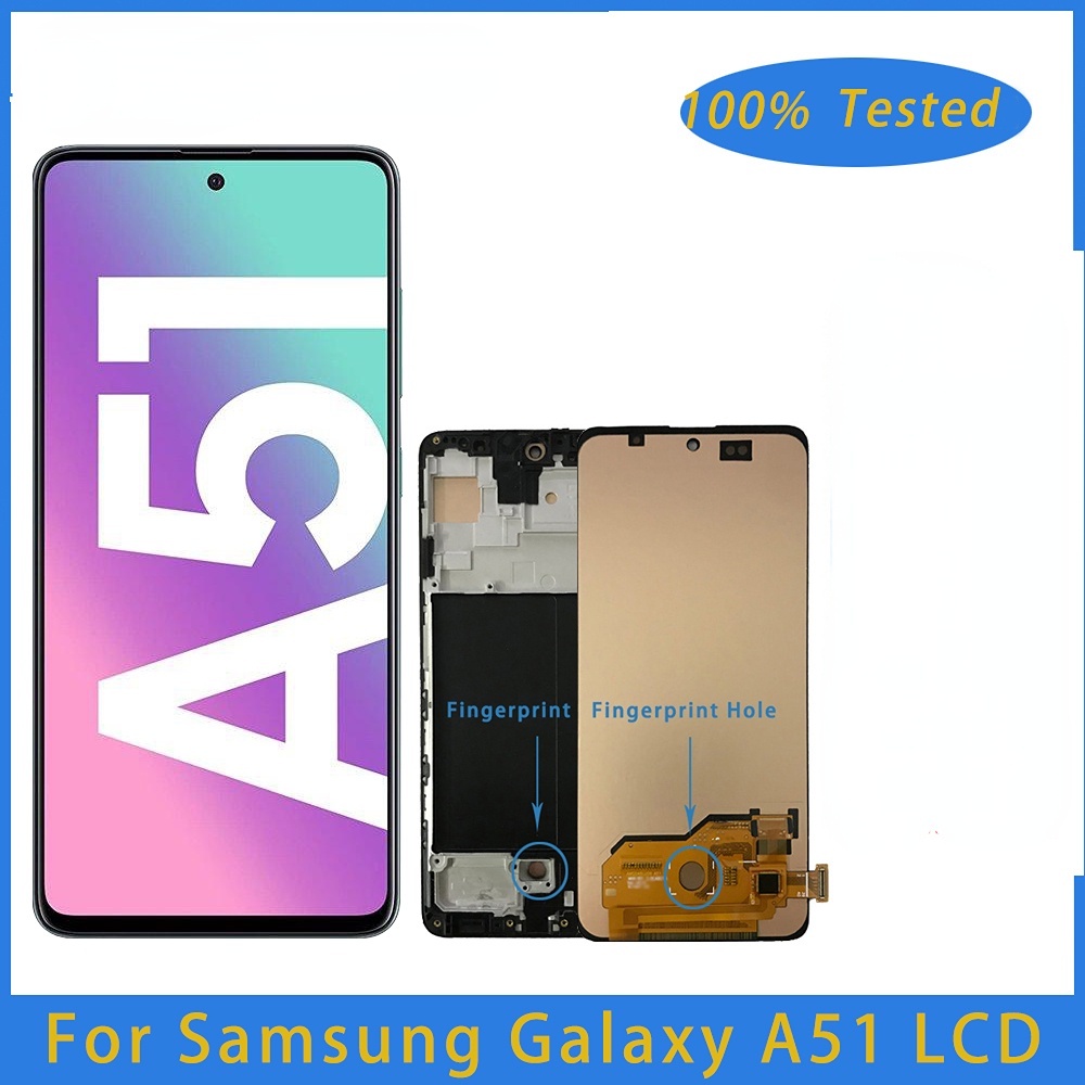 Super AMOLED for Samsung Galaxy A51 SM A515 A515F/DS A515F LCD Display ...