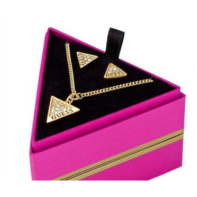 Guess deals triangle necklace