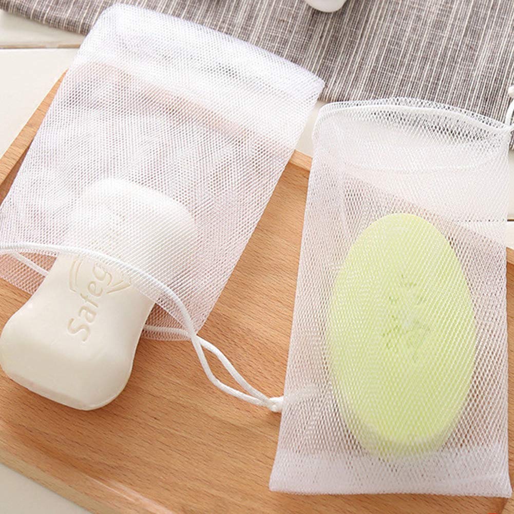 Mesh Soap Bag Mesh Foaming Net Soap Sack Bags Soap Handmade Soap Bubble