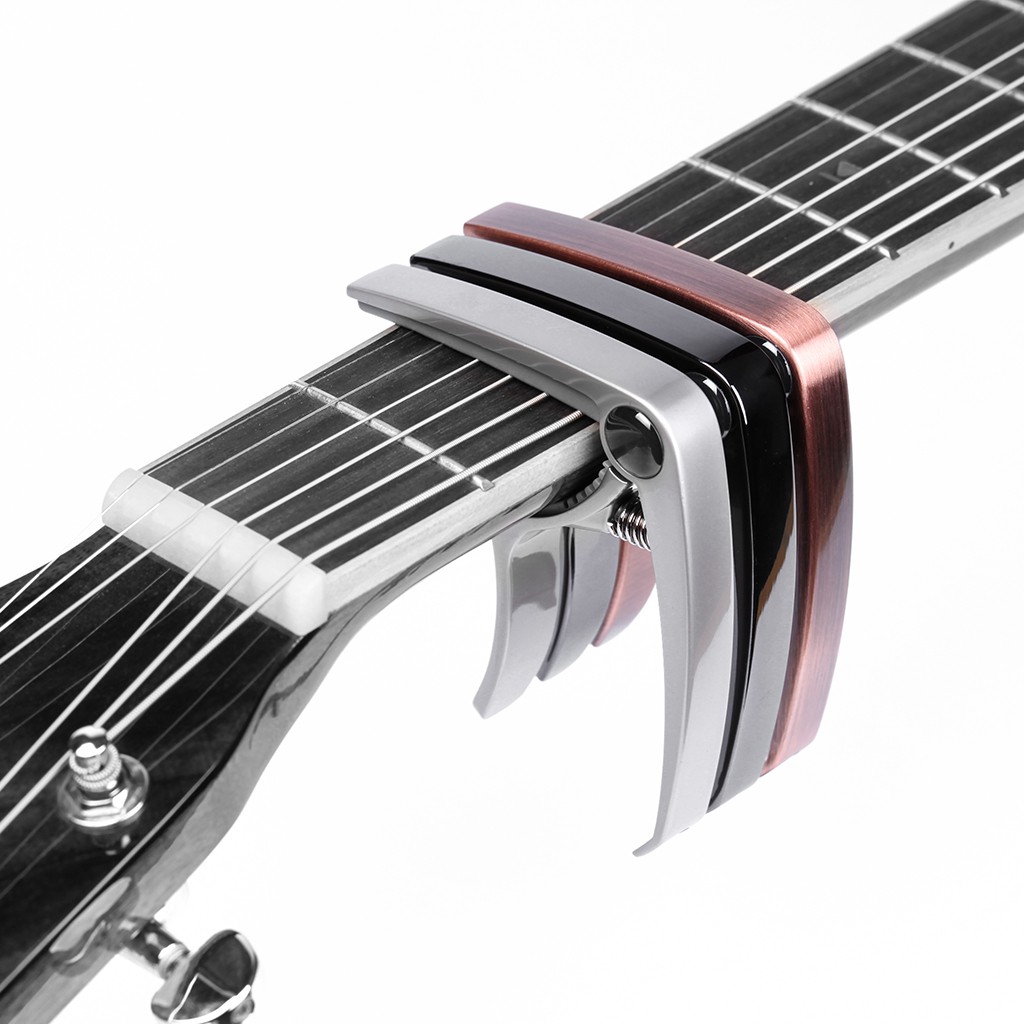 Acoustic guitar dual use capo zinc alloy quick change clamp strong