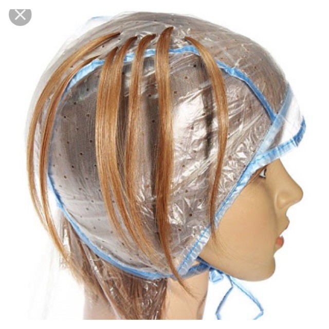 PLASTIC HIGHLIGHTS CAP FROSTING CAP WITH HOOK WASHABLE AND