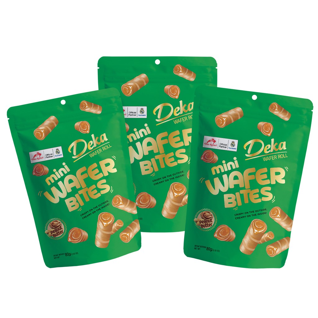 2+1 Deka Mini Bites Wafer Bites 72g Shopee Philippines