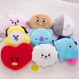 BTS Plush Toys BT21 TATA SHOOKY SUGA COOKY Pillow Sofa Cushion Children's  Gift