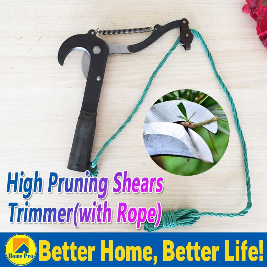 High Altitude Rope Branch Scissor Pruning Shears Tree Trimmer Branches ...
