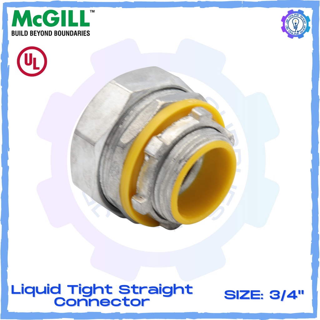 McGill Liquid Tight Straight Connector | Shopee Philippines