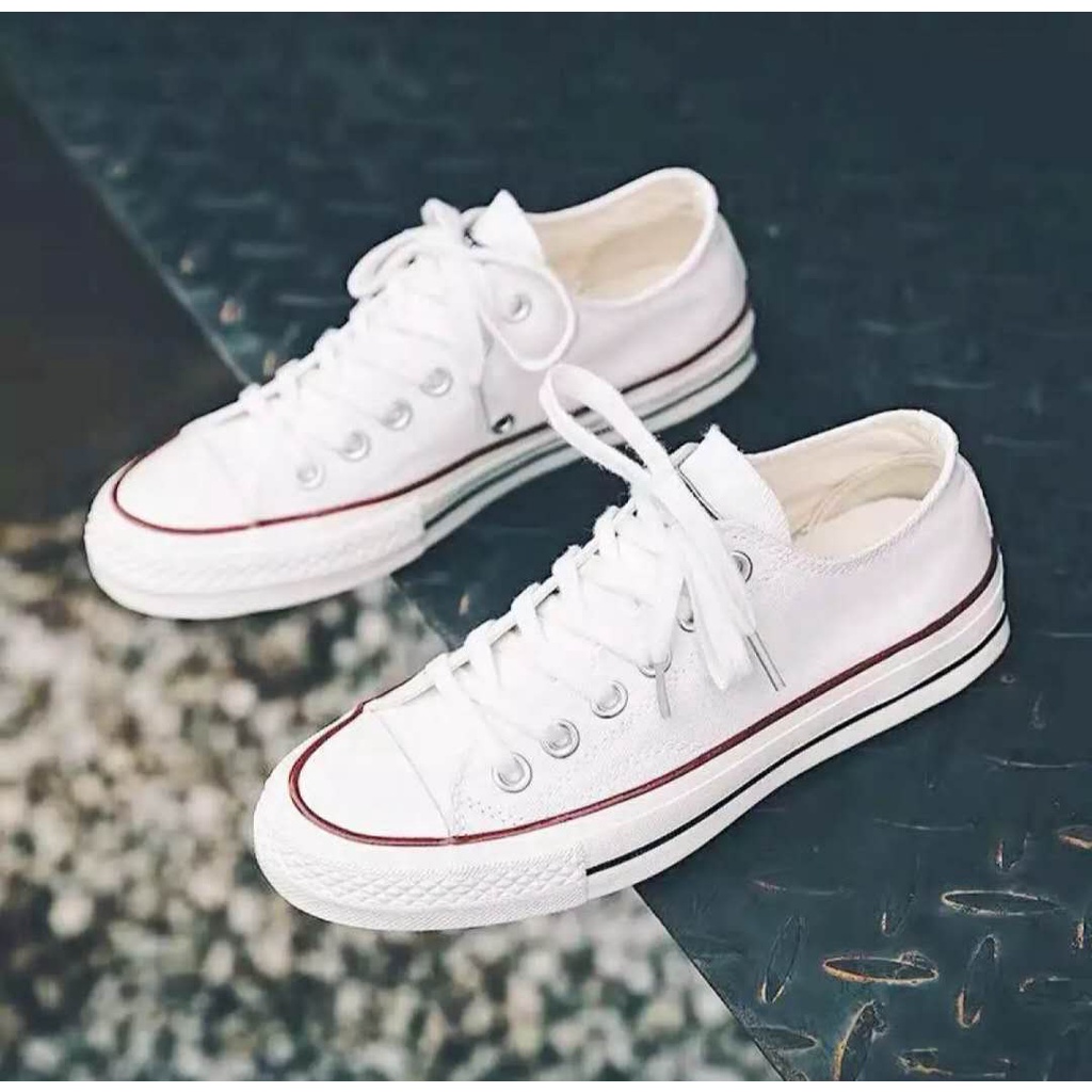 Converse low cut Shoes for WOMEN 36 40 All WHITE 800 inspired Shopee Philippines