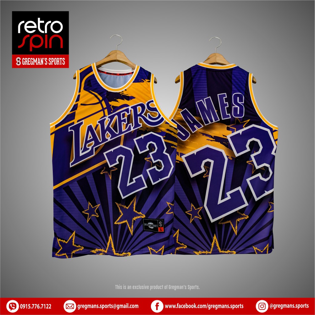 Lakers sublimation jersey on sale