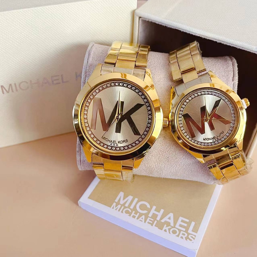 Michael kors 18k gold watch hot sale