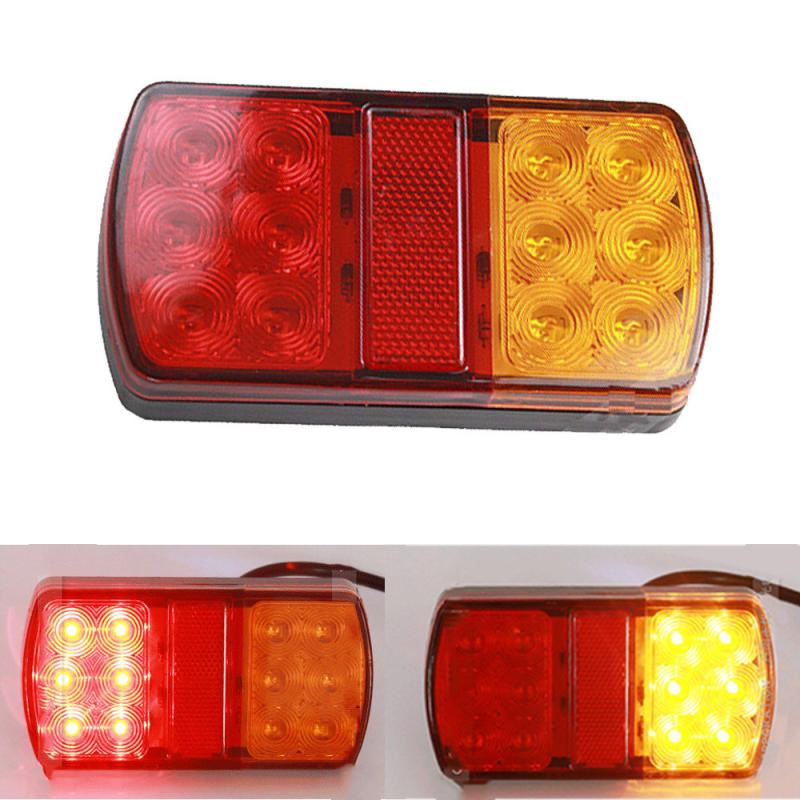 Signal Light Warning Fog 12LED Luminous Diode Tail Car Trailer Truck ...