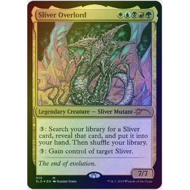 MTG Proxy Card - Sliver Overlord (Foil) | Secret Lair Drop (SLD ...