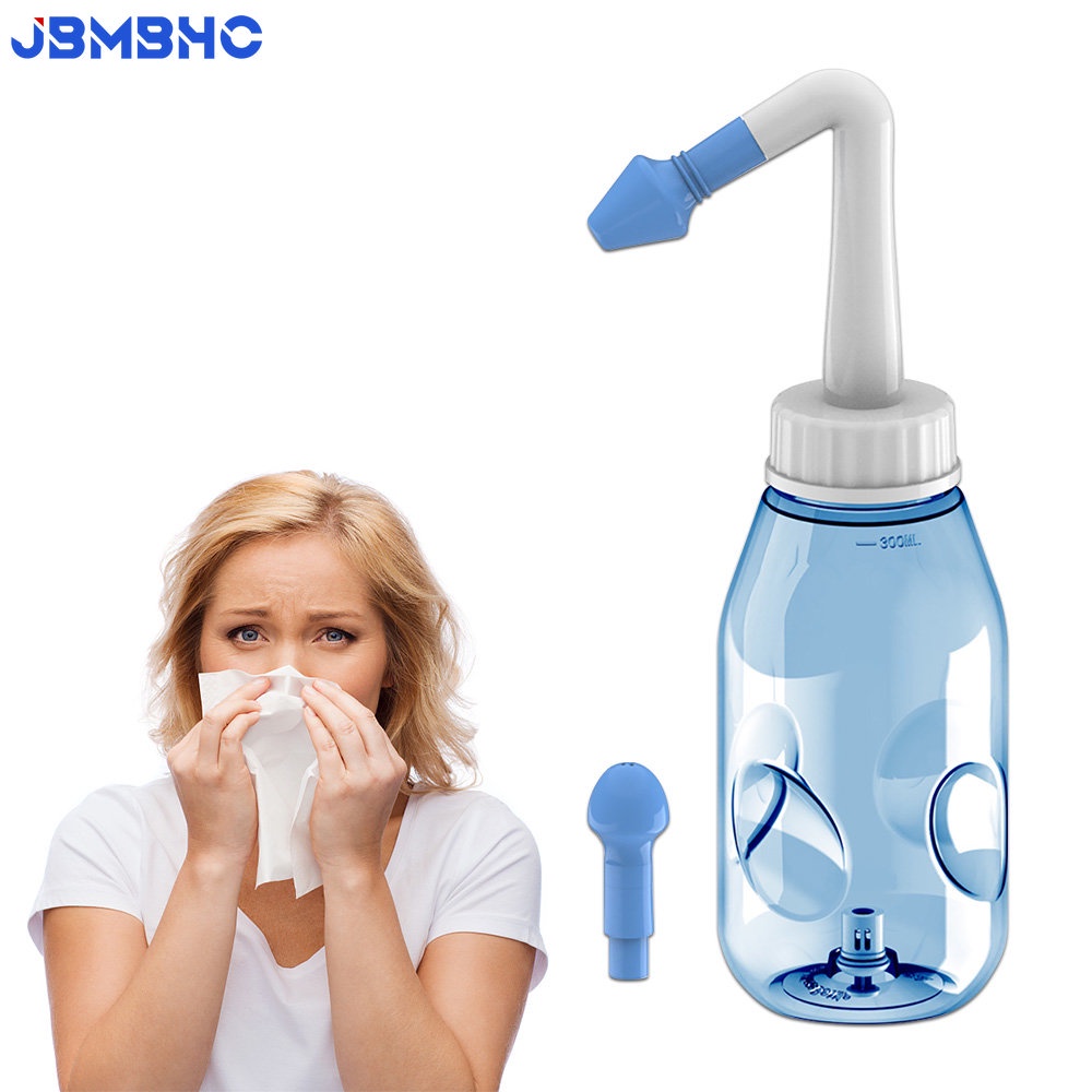 300ml Waterpulse Nasal Washing Bottle Neti Pot Sinus Allergies Rhinitis ...