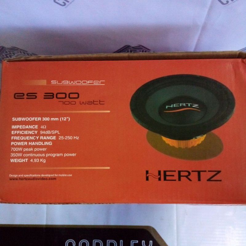 Es 300 Hertz 12 Subwoofer Hertz ES-300 Woofer 12Inch – Sehgal