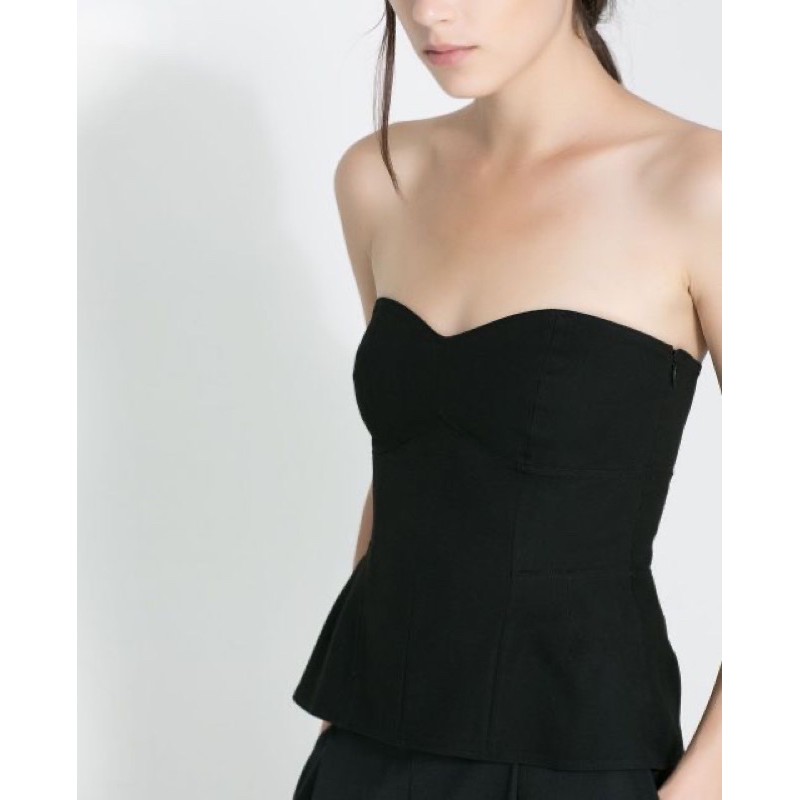 NEW TAGS ON: ZARA  Tube top outfits, Strapless top outfit, Top