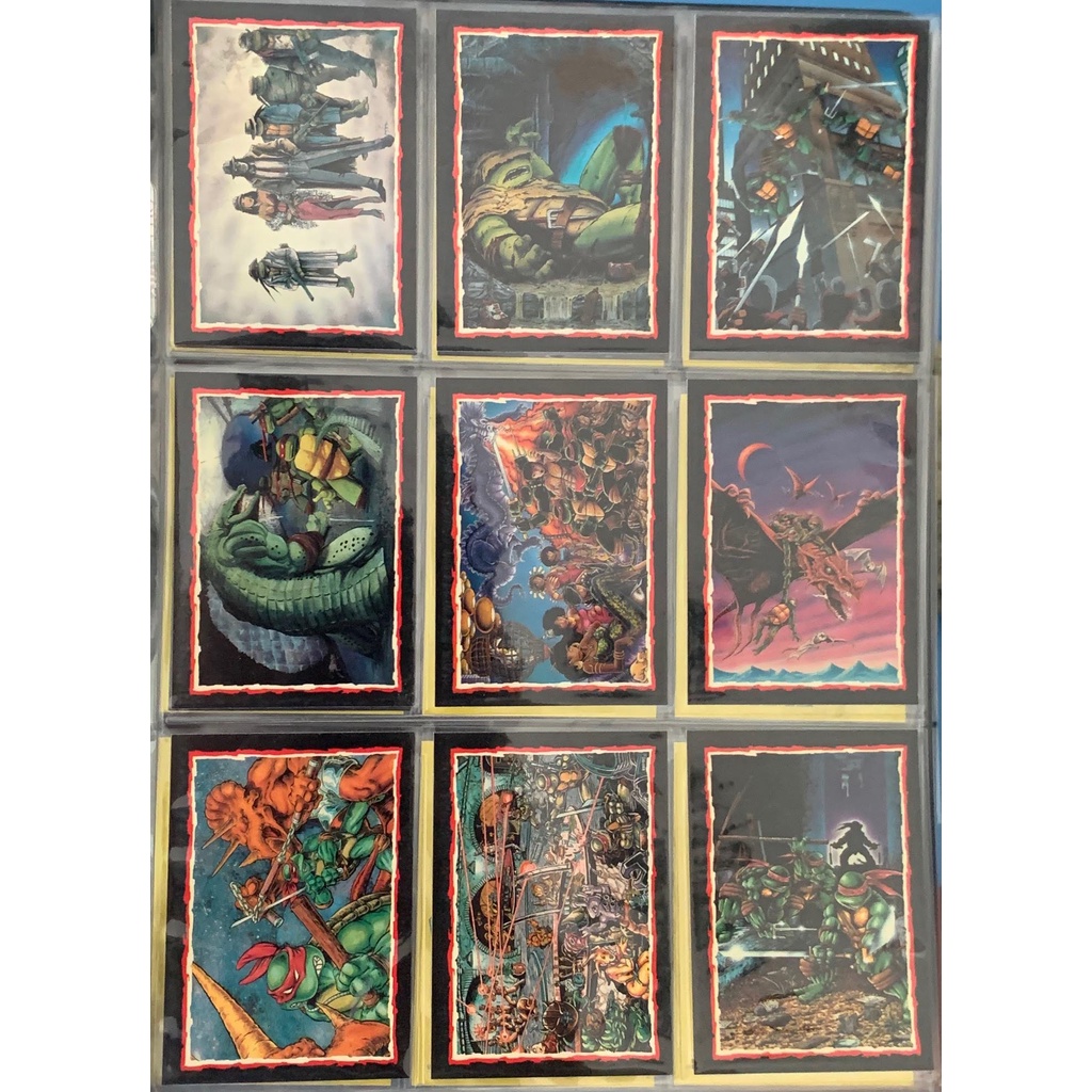 1989 Topps TMNT Teenage Mutant Ninja Turtles Complete Collectors ...