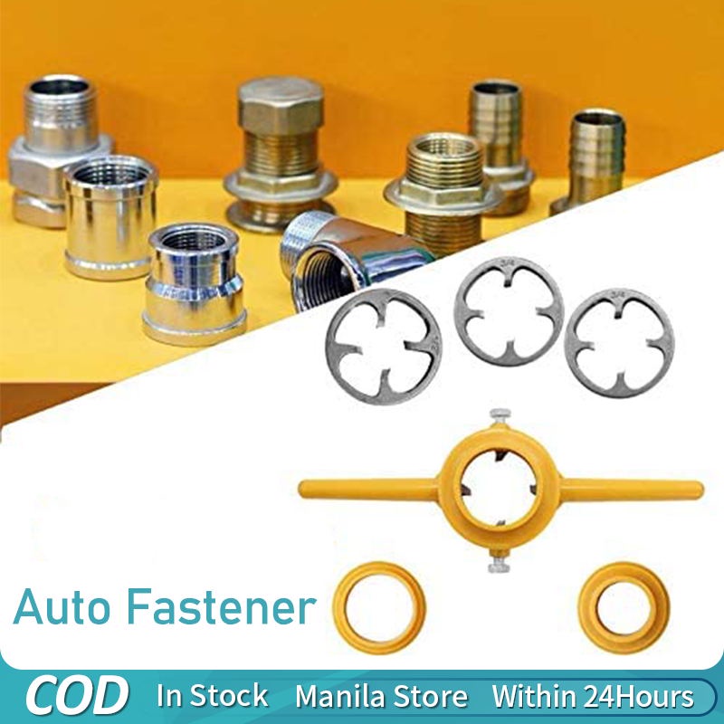 6 Pcs/Set PVC Thread Maker Durable Pipe Threader 1/2
