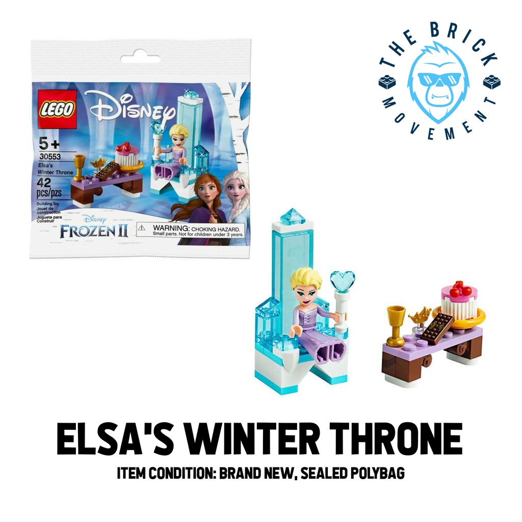 Lego disney frozen ii online elsa's winter throne 30553