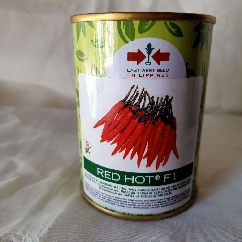 East West Seeds Siling Labuyo Red Hot F1 in can ( 25 grams) | Shopee ...
