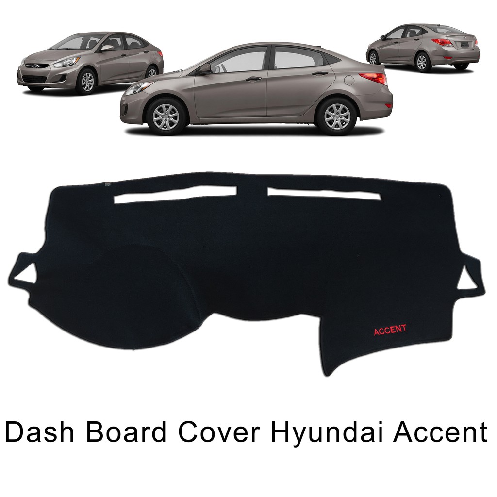 20122018 Dashboard Cover Hyundai Accent Panel cover mat with LOGO