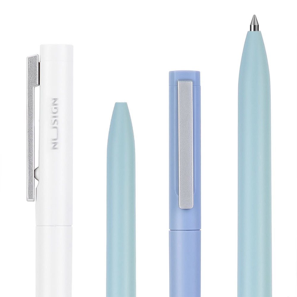 Nusign by Deli Ballpen 0.5mm Black Ink Writing Gel Pen Stationery ...