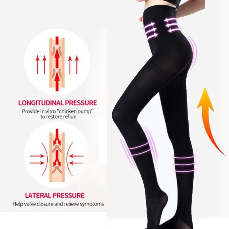 Compression Pressure Shaping Stockings Leggings Varicose Veins Stocking