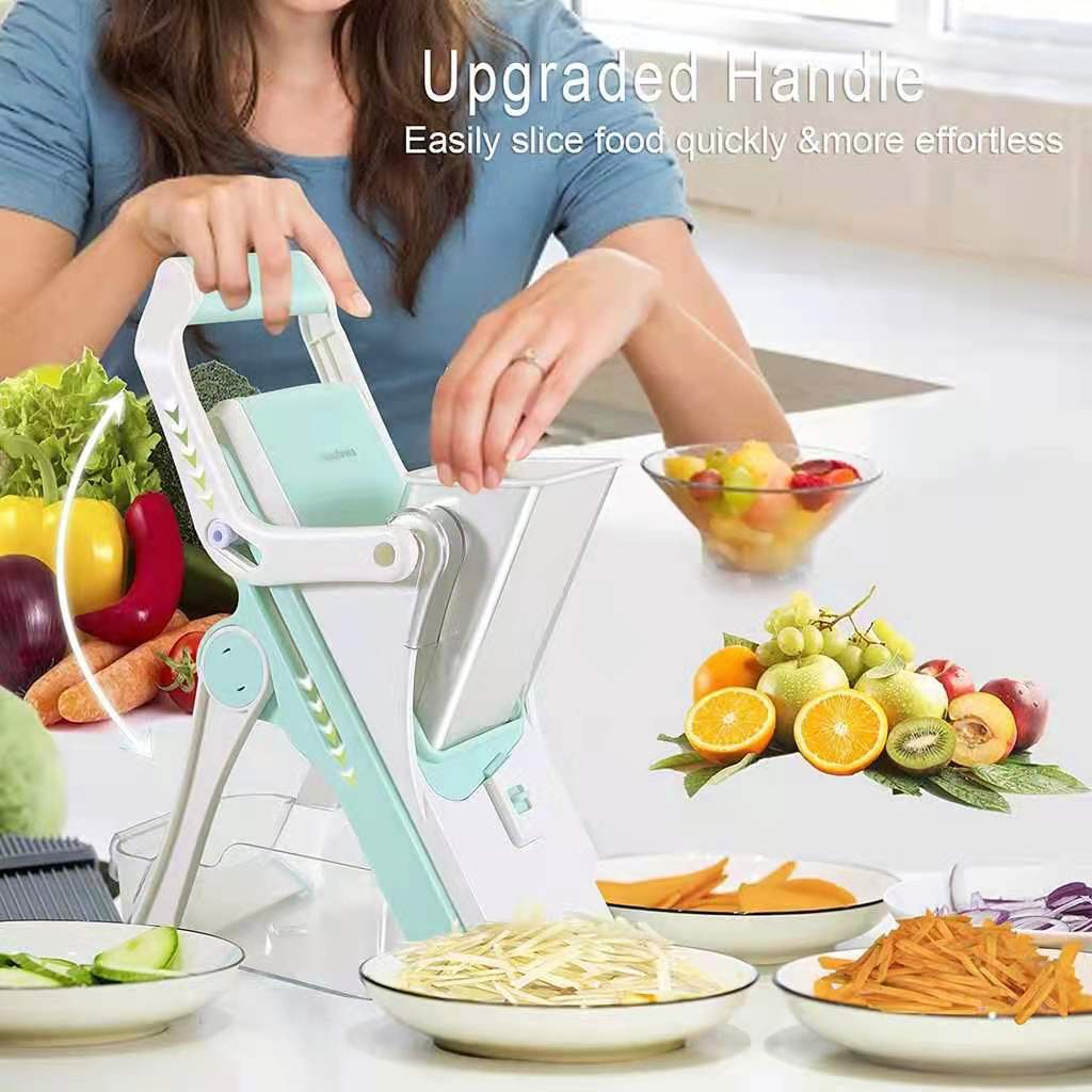 Safe Slice Mandoline Manual Cutter Chopping Knife, cut fruit fries, cut