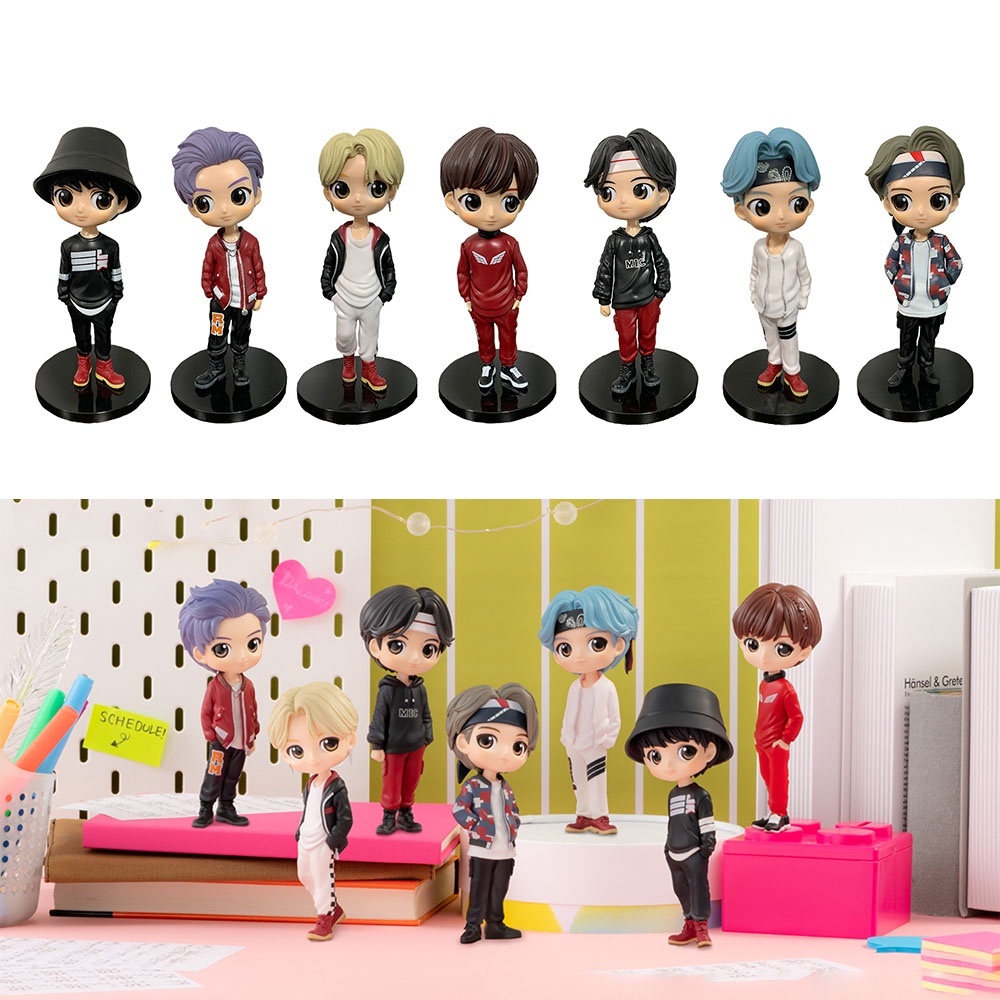 BTS TinyTAN Figure Bangtan Boys BTS Anime Figurine Toy ARMY Gift Idol ...