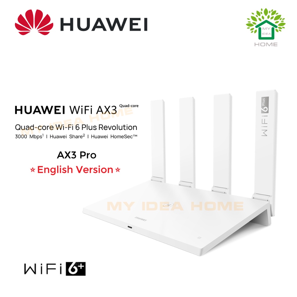 HUAWEI AX3(Dual Core)/AX3 PRO(Quad Core) WiFi 6+ 3000Mbps Wireless